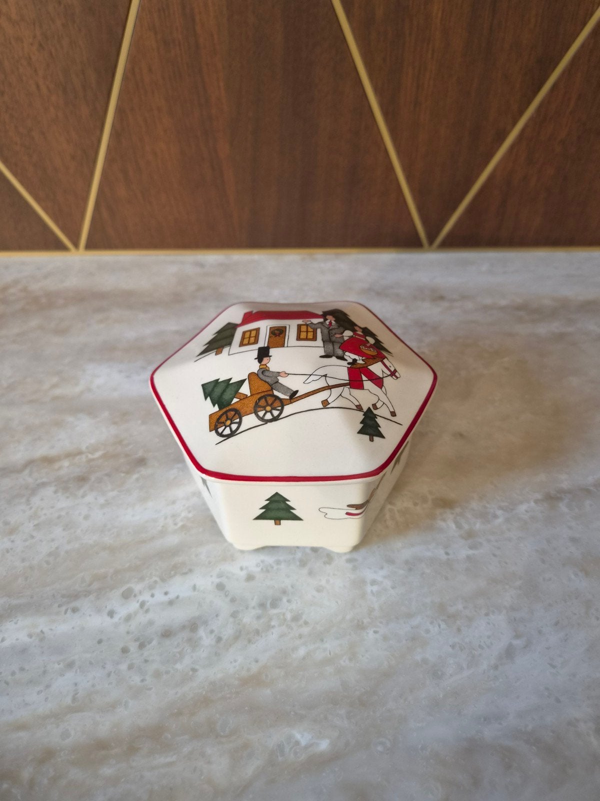 Zeldzaam Mason's Christmas Village doosje - met chipje, Huis en Inrichting, Ophalen of Verzenden