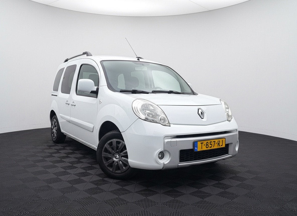 Renault Kangoo Family 1.6-16V Expression, Auto's, Gebruikt, 4 cilinders, Wit, Bedrijf