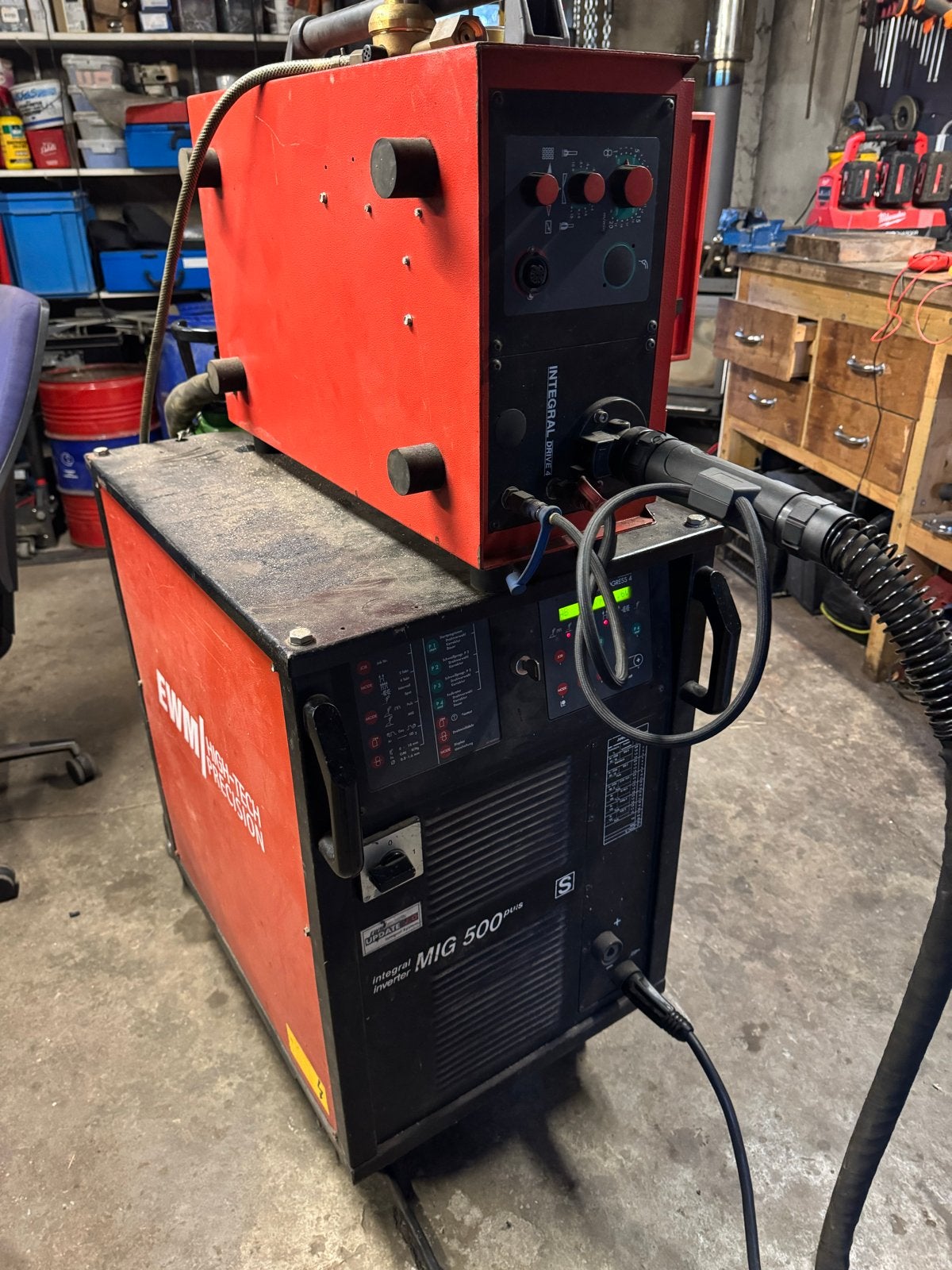 EWM MIG 500 Puls Inverter Lasapparaat - High-Tech Precisie, Ophalen, 150 tot 250 ampère, Co2