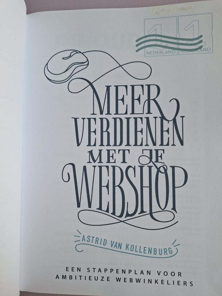 Meer verdienen met je webshop boek, Boeken, Economie, Management en Marketing, Gelezen, Ophalen of Verzenden
