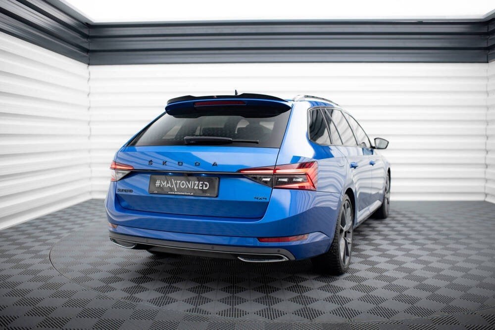 Voorlip achterlip diffuser spoiler - Skoda Superb 19-24, Ophalen of Verzenden