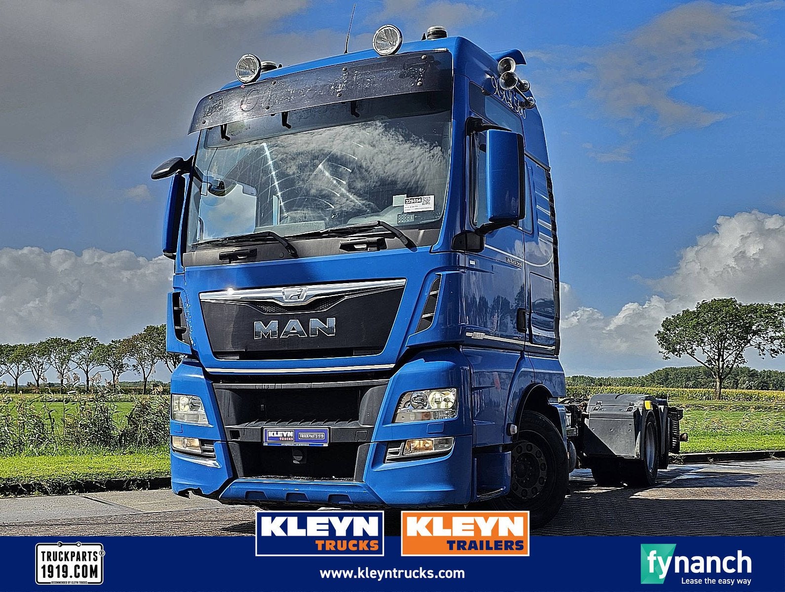 M.A.N. 26.560 TGX 6x2-4 chassis, Auto's, Automaat, Euro 6, Blauw, MAN