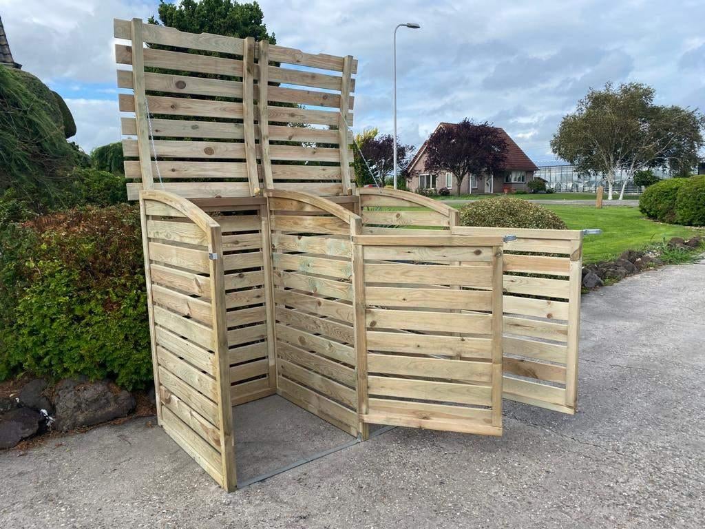 Kliko ombouw - hout - gloednieuw, Ophalen of Verzenden, Nieuw, Hout, Containerberging