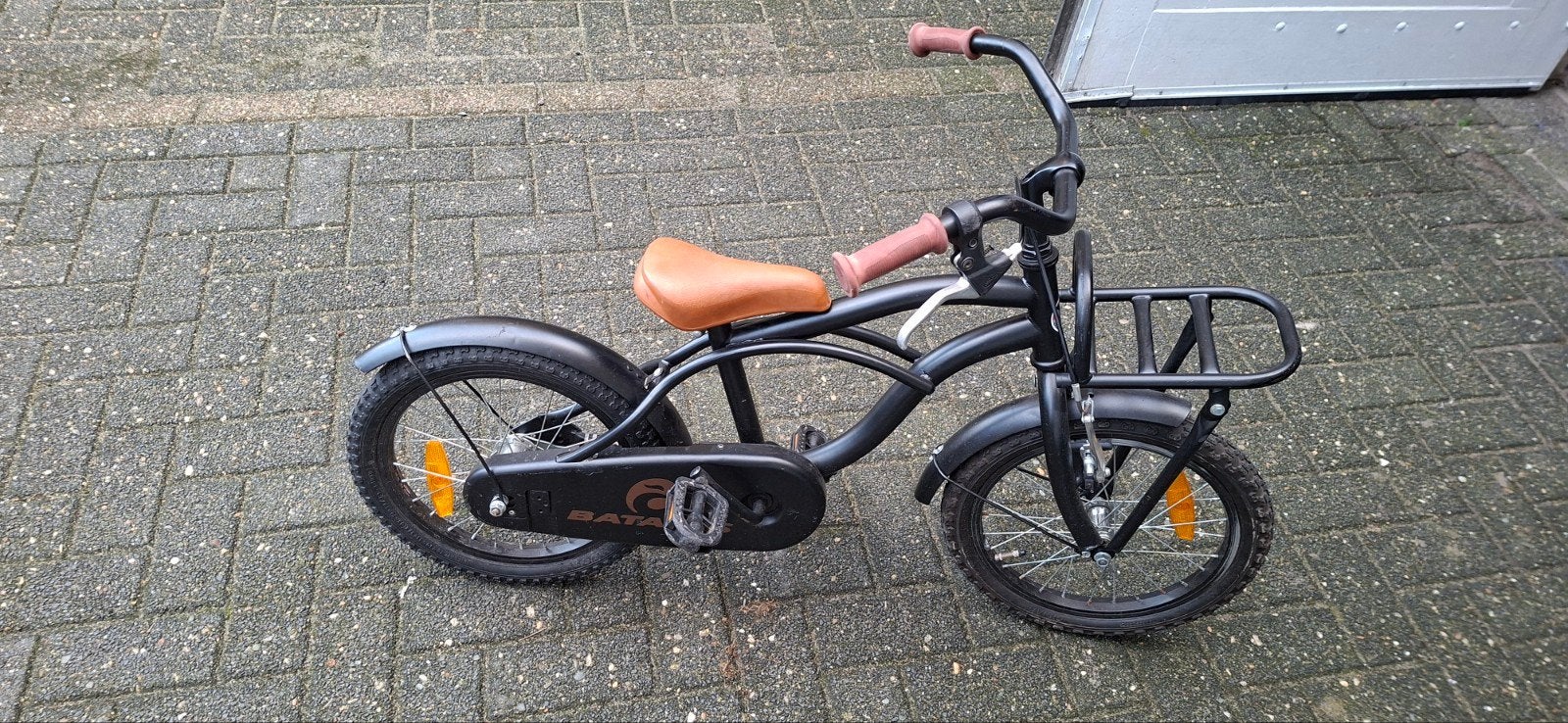 16 inch kinderfiets, Ophalen, Gebruikt, Velgrem, 16 tot 20 inch