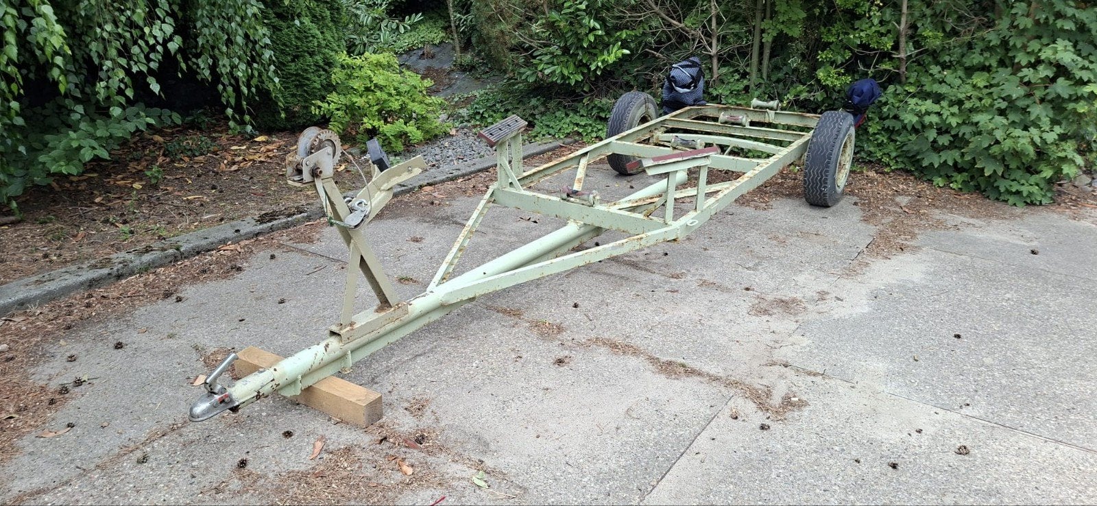 Robuuste stallingstrailer voor boot, Ophalen of Verzenden, Gebruikt