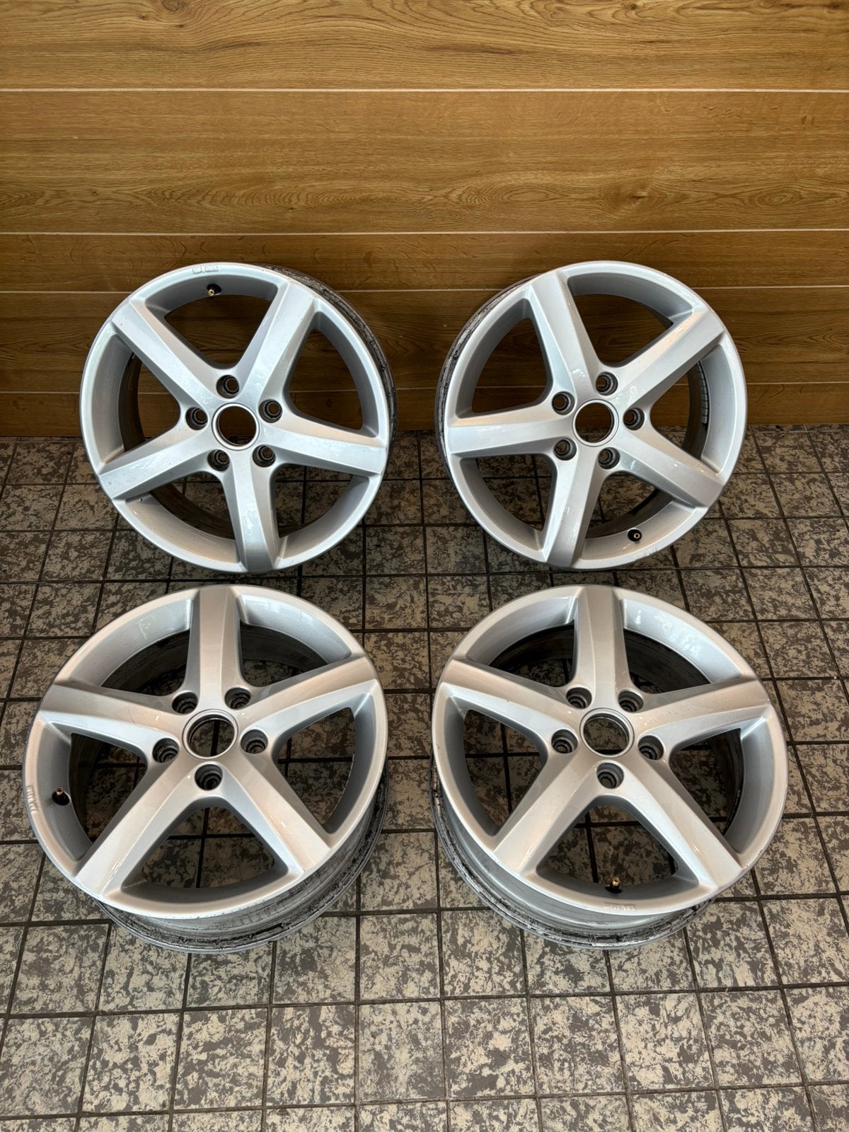 Volkswagen Aspen Alloy velgen 16 inch 5x112, Auto diversen, Wieldoppen, Ophalen, Gebruikt