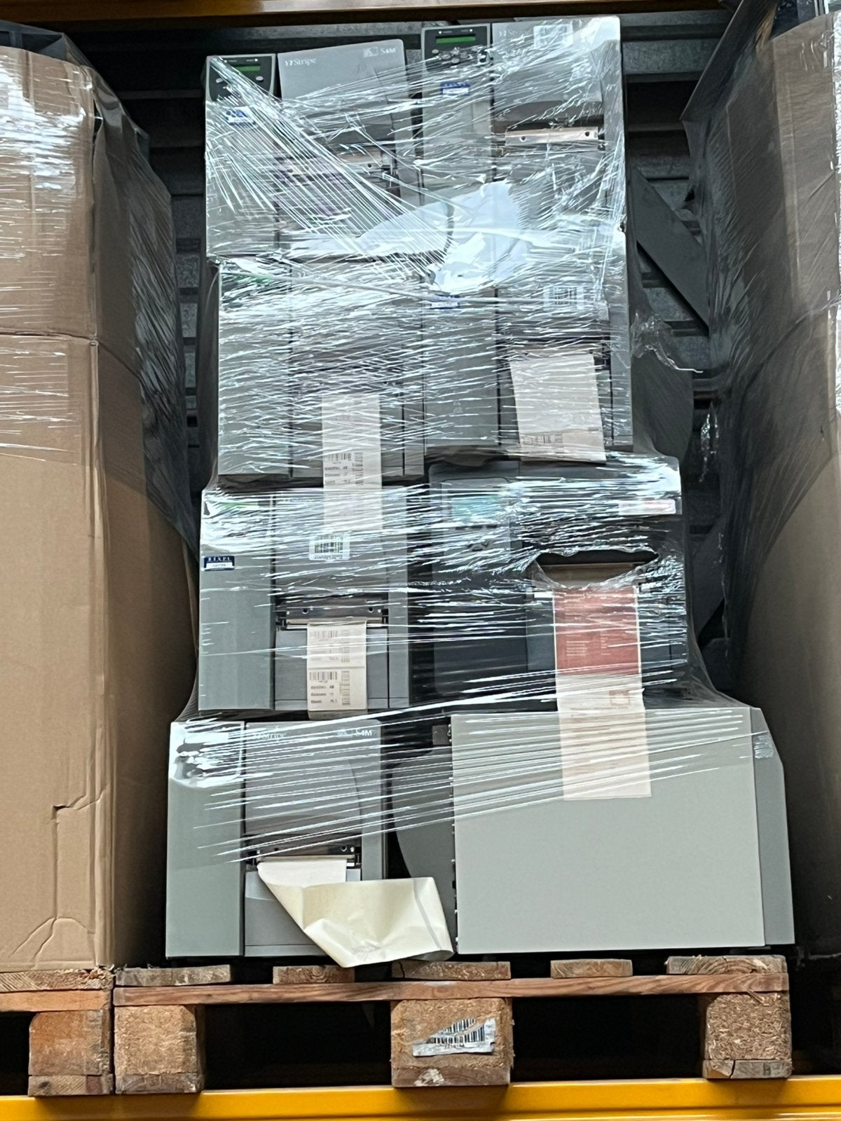 Partij 17 stuks op een pallet labelprinters Zebra Toshiba, Ophalen, Gebruikt, Mix, Onbekend