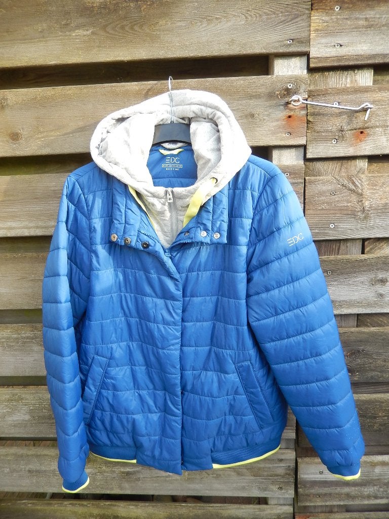 Blauwe EDC by Esprit tussenjas maat XL, Blauw, Maat 46/48 (XL) of groter, Ophalen of Verzenden, Zo goed als nieuw