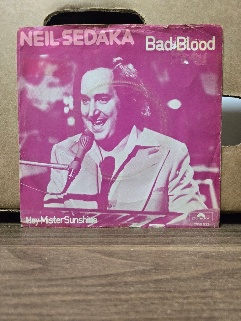 Neil Sedaka - Bad blood, 7 inch, Ophalen of Verzenden, Zo goed als nieuw, Pop