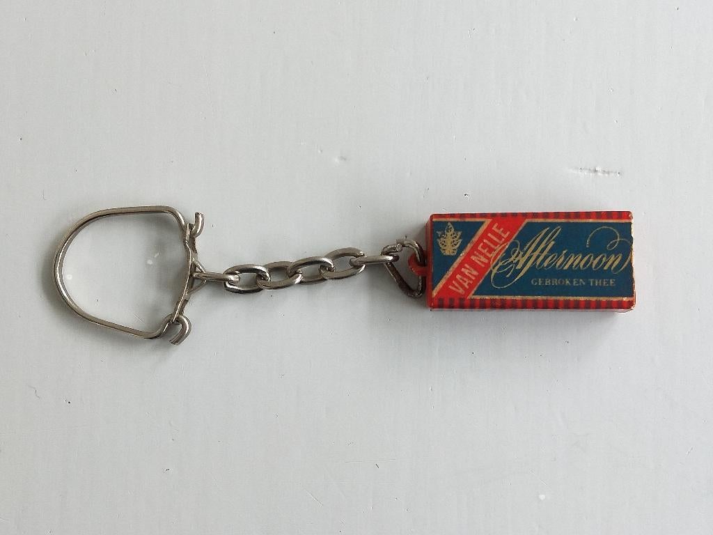 Sleutelhanger Van Nelle - Afternoon - Gebroken thee -vintage, Ophalen of Verzenden, Zo goed als nieuw, Merk