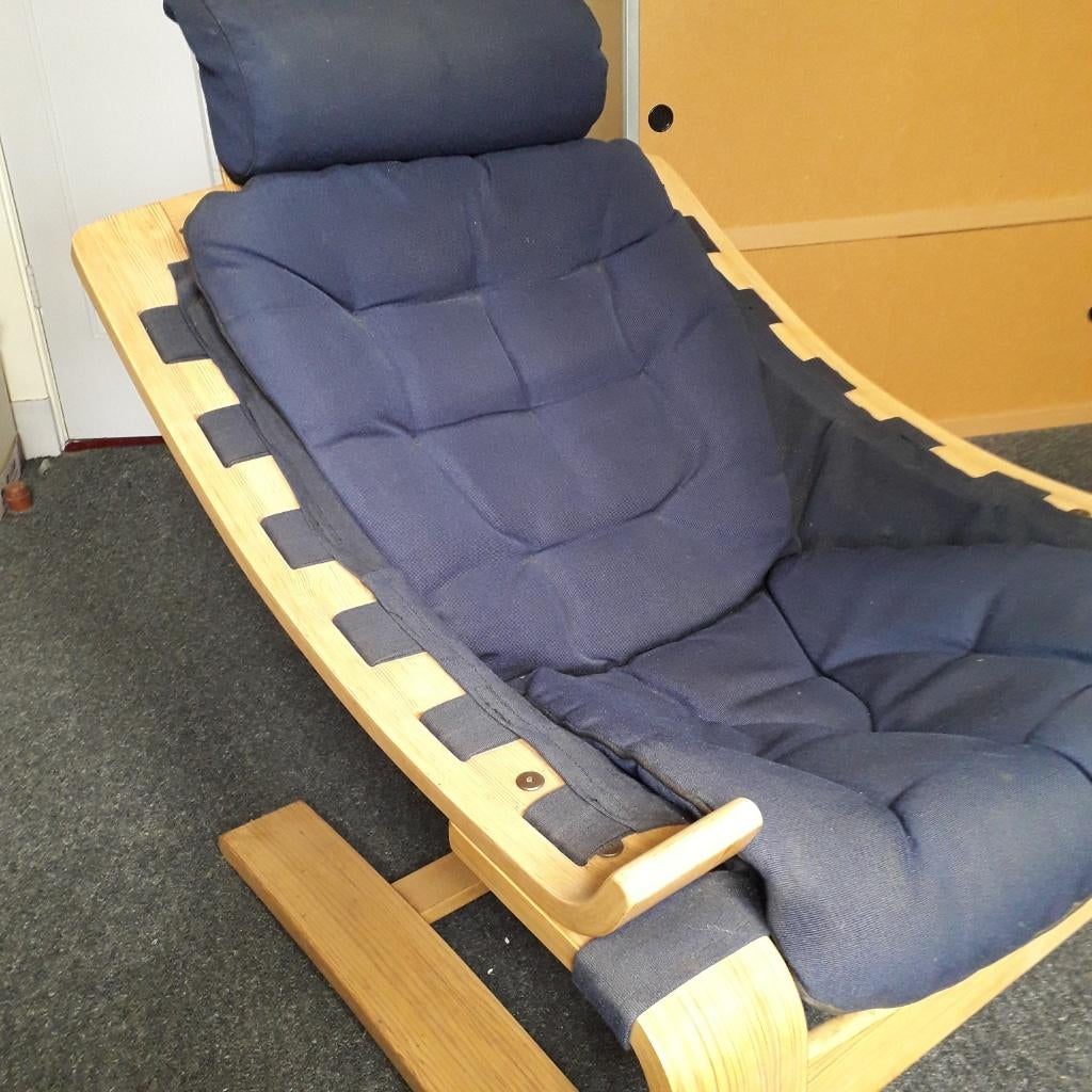 Relaxfauteuil   Scandinavische stijl, Huis en Inrichting, Fauteuils, Ophalen, Gebruikt, Minder dan 75 cm, Scandinavisch