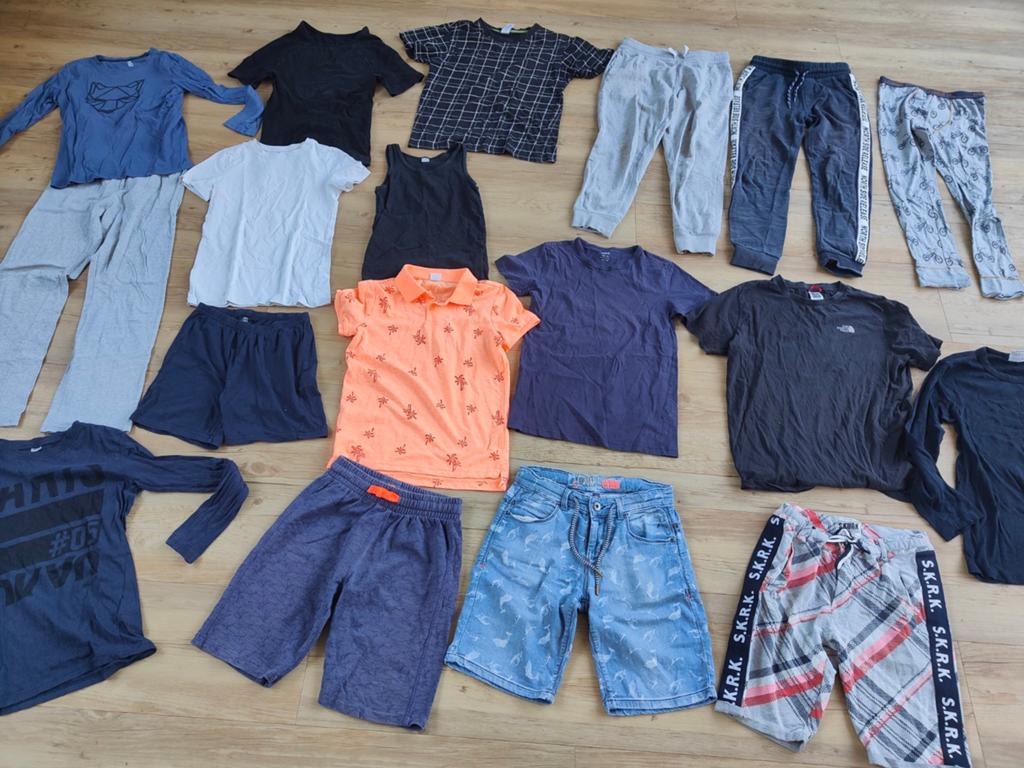 18-delig kledingpakket jongen maat 146/152 Quapi, Skurk, Ophalen of Verzenden, Gebruikt, Meisje, Shirt of Longsleeve