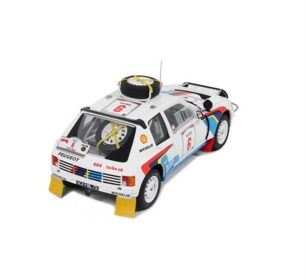 PEUGEOT 205 T16 SALONEN RALLY SAFARI 1985 OTTO MOBILE OT1161, Verzenden, Nieuw, Auto, OttOMobile