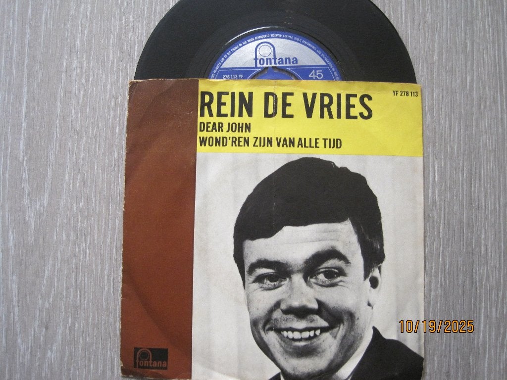 Rein De Vries   -   Dear john, Fotohoes, 7 inch, Ophalen of Verzenden, Zo goed als nieuw