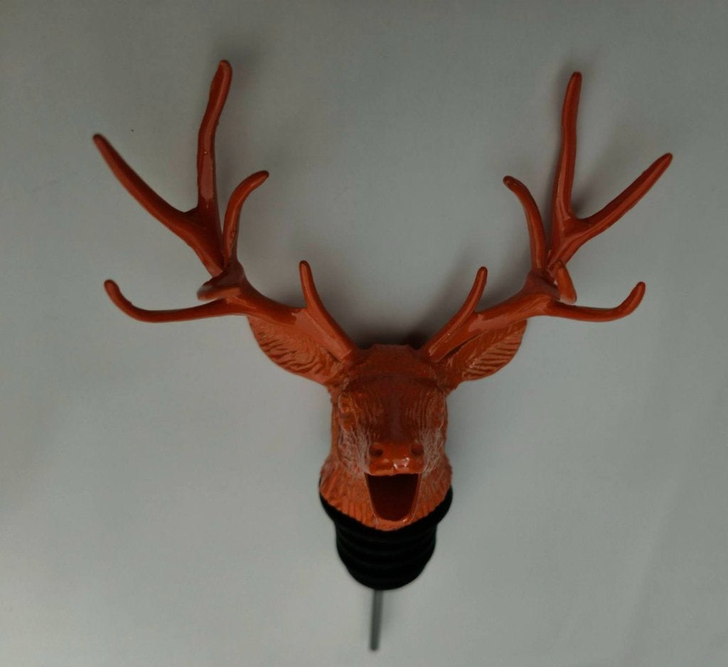 Jägermeister metalen schenktuit(hertenkop), Verzamelen, Ophalen of Verzenden, Nieuw, Gebruiksvoorwerp