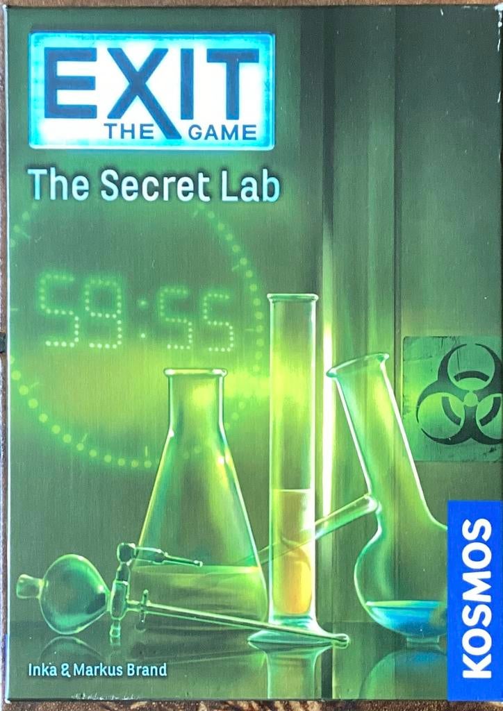 EXIT: The Secret Lab escape game., Ophalen of Verzenden, Minder dan 500 stukjes, Zo goed als nieuw, Overige typen
