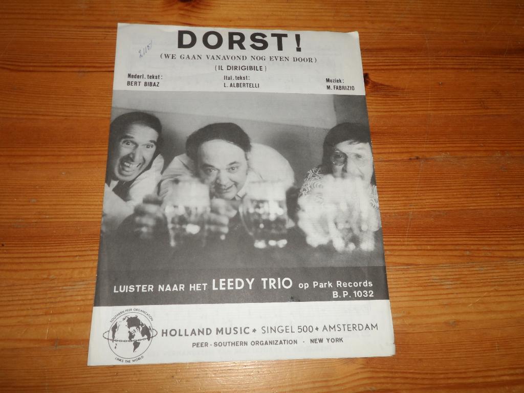 Dorst - m. Fabrizio - leedy trio, Gebruikt, Klassiek, Gitaar, Ophalen of Verzenden