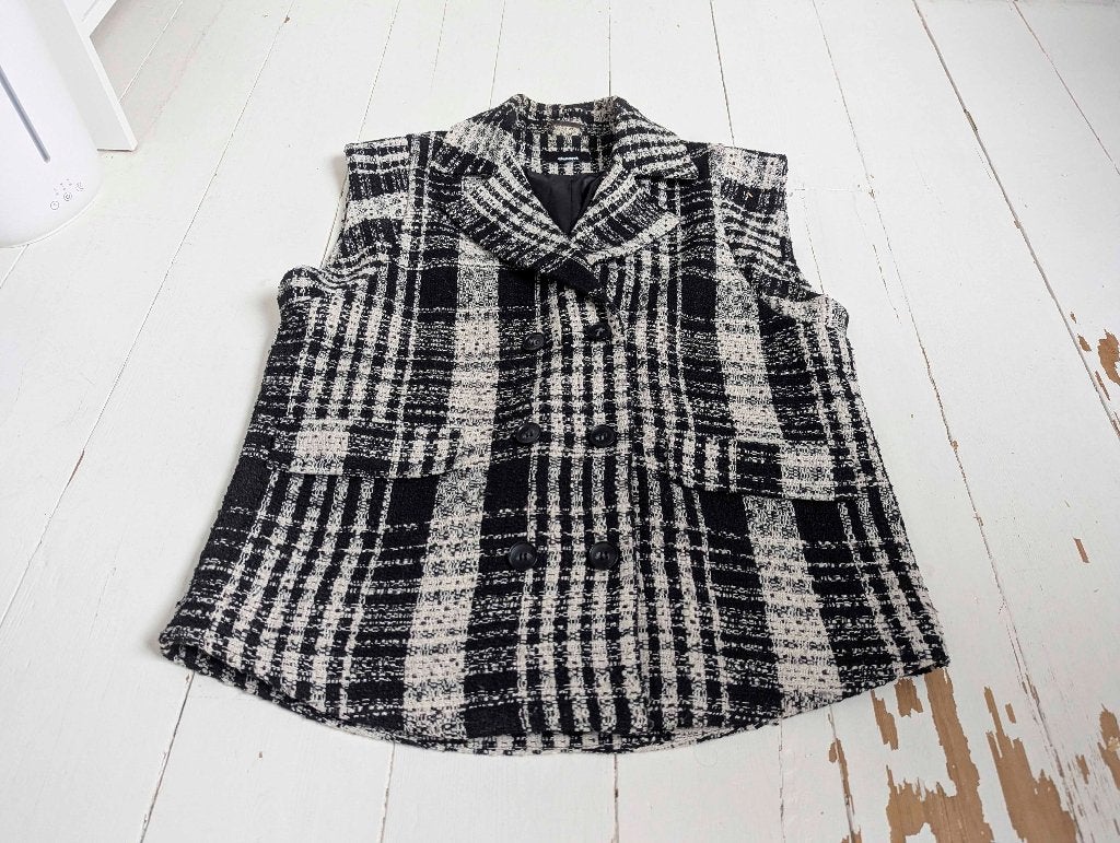 Geruite gilet van Eksept, Zwart, Maat 42/44 (L), Ophalen of Verzenden, Zo goed als nieuw
