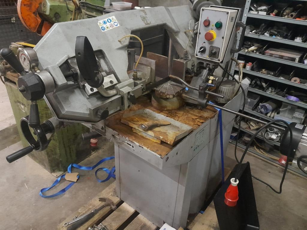 Robuuste lintzaag voor metaalbewerking - Gebruikt, Gebruikt, Onbekend, 70 mm of meer, 600 tot 1200 watt