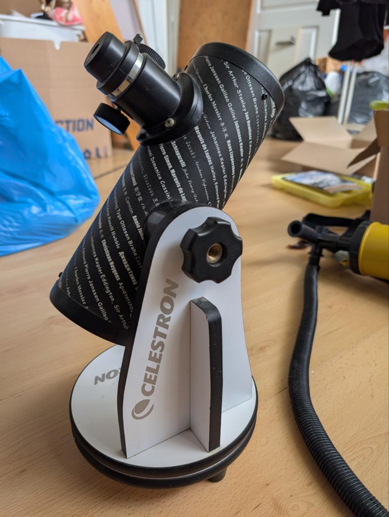 Celestron Telescoop in nieuwstaat met H20mm en SR4mm lenzen, Audio, Tv en Foto, Optische apparatuur | Telescopen, Ophalen of Verzenden