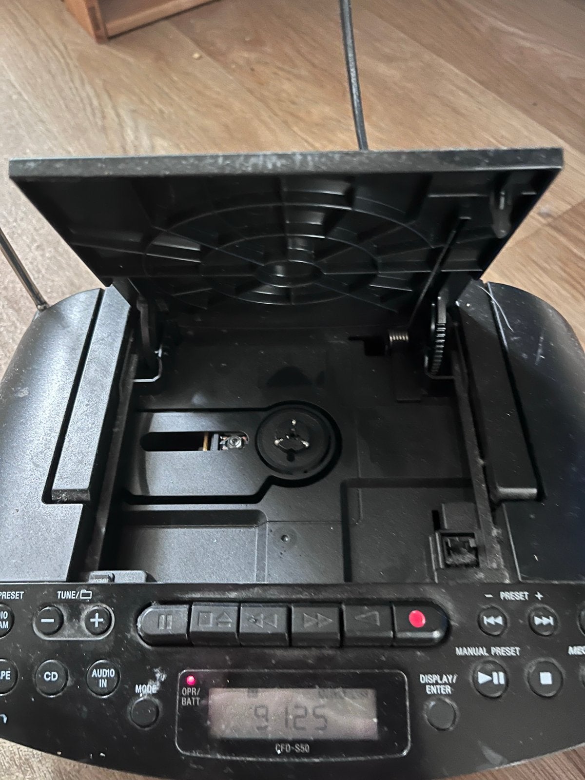 Sony CFD-S50 CD Radio Cassette Recorder, Ophalen, Gebruikt, Radio, Met cd-speler