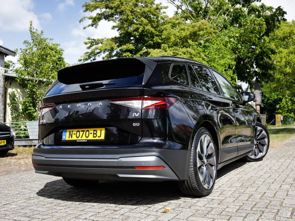 Skoda Enyaq iV 60 1e-Eig. & Keurig-Onderh BOVAG-Garantie NL-, Auto's, Automaat, Achterwielaandrijving, Gebruikt, Zwart