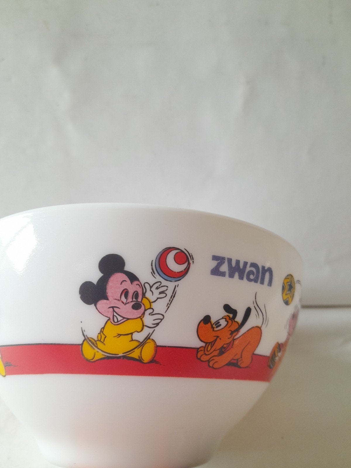 Vintage Disney Mickey Mouse en Vrienden Schaaltje, Huis en Inrichting, Woonaccessoires | Schalen en Manden, Gebruikt, Schaal, Rond
