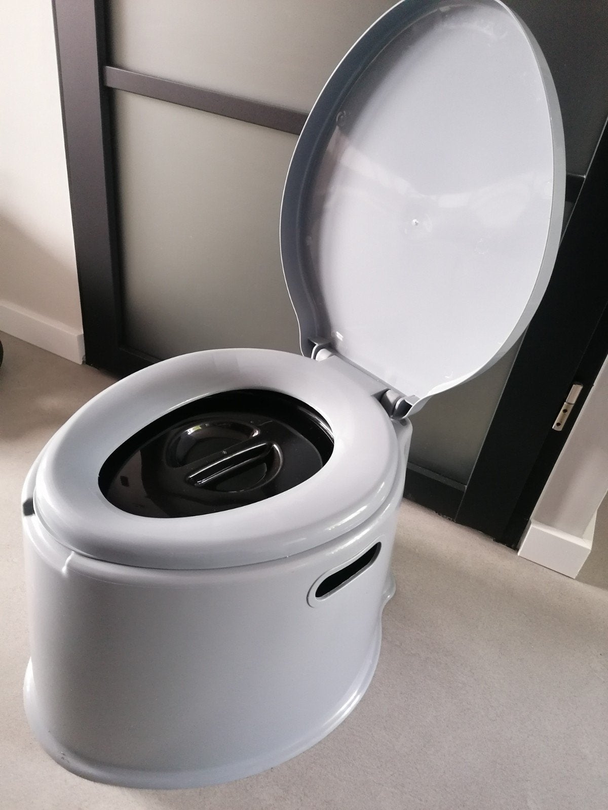 camping toilet draagbaar Bo-camp H= 33 cm met doos, Caravans en Kamperen, Ophalen of Verzenden, Zo goed als nieuw