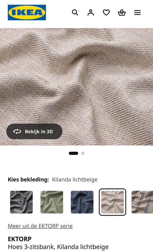 Te koop nieuwe hoes Ektrop, Ophalen of Verzenden, Nieuw