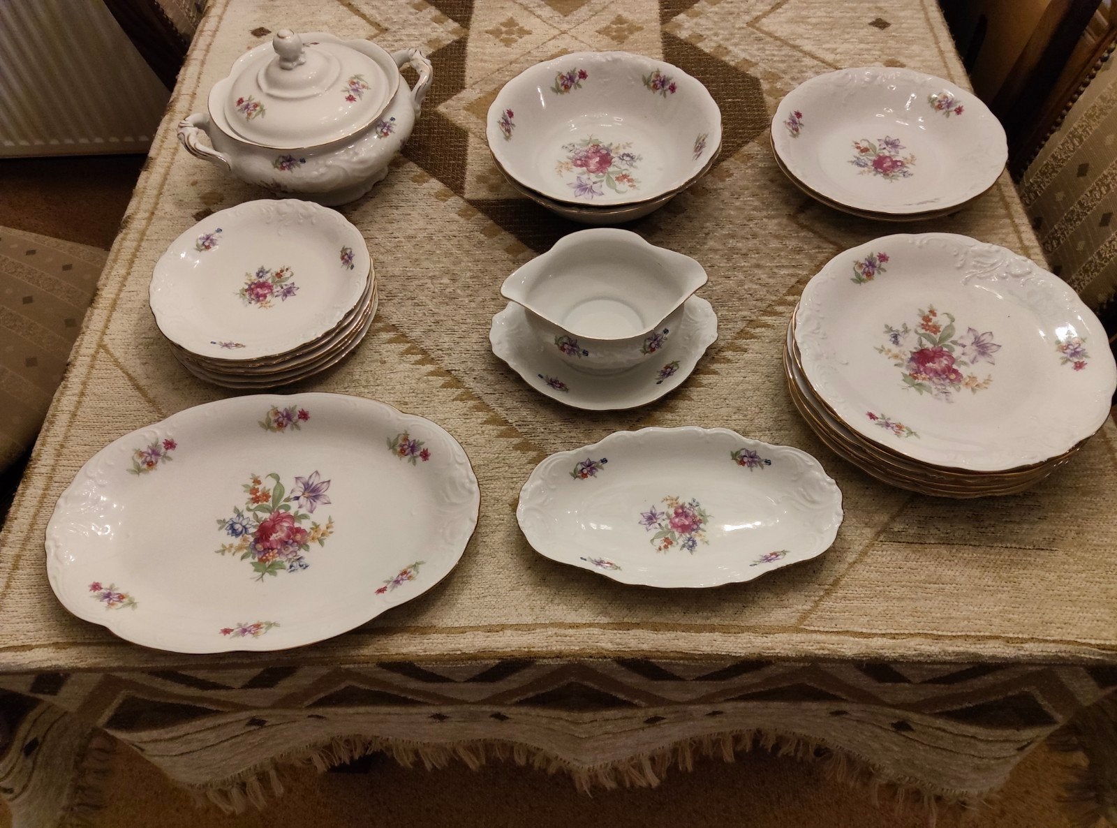 Heel mooi wawel servies, Antiek en Kunst, Ophalen of Verzenden