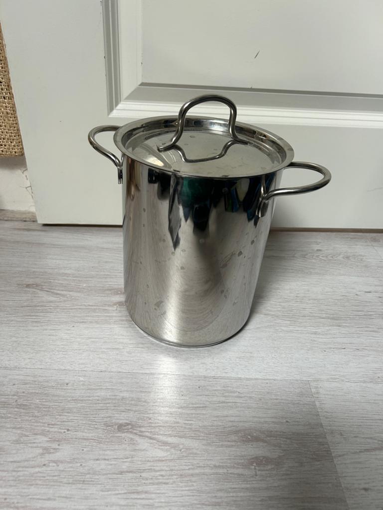 Asperge pan, Ophalen of Verzenden, Gebruikt, Rvs, Kookpan of Snelkookpan