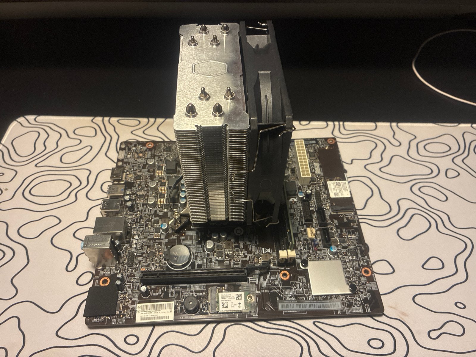 Moederbord met Cooler M koeler en RAM, Ophalen of Verzenden, Zo goed als nieuw, Intel, DDR4