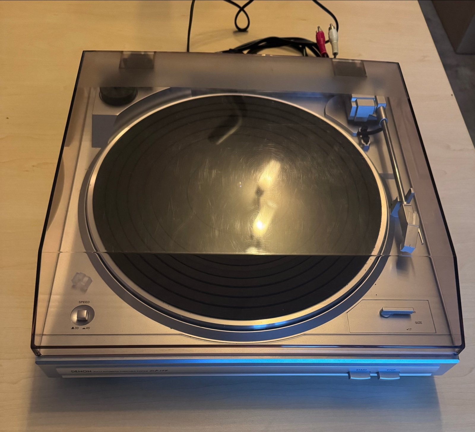 Denon DP-29F Volautomatische Platenspeler, Audio, Tv en Foto, Automatisch, Zo goed als nieuw, Platenspeler, Ophalen