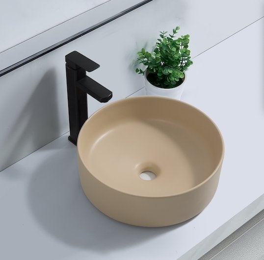 KORTING! Waskom, beige, rond, strakke uitvoering, Venta 37, Ophalen of Verzenden, Nieuw