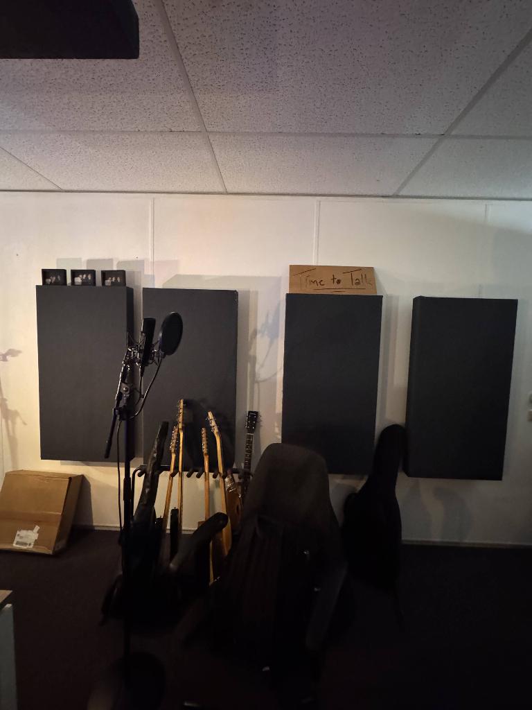 Complete Akoestische Studio Set: 8x Wandpaneel & 2x Basstrap, Ophalen, Zo goed als nieuw