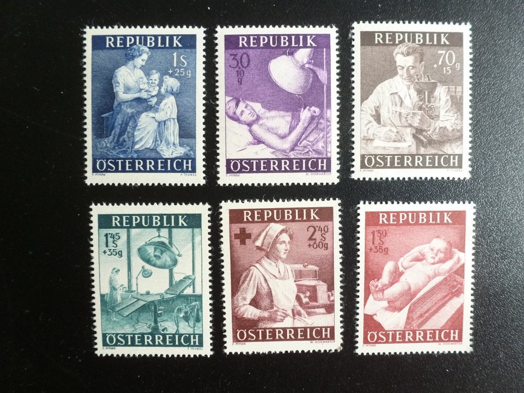 Oostenrijk 1954, Verzenden, Postfris