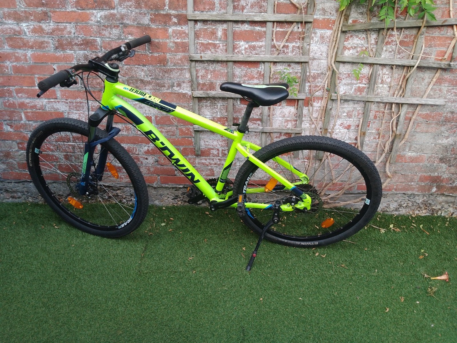 rockrider st 520 27.5 inch wielen mechanische schijfremmen., Minder dan 45 cm, Ophalen, Gebruikt, Overige merken