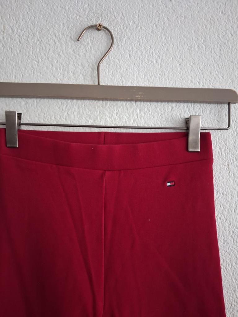 Tommy Hilfiger Legging Rood Maat XS of  176, Legging, Overige maten, Ophalen of Verzenden, Zo goed als nieuw