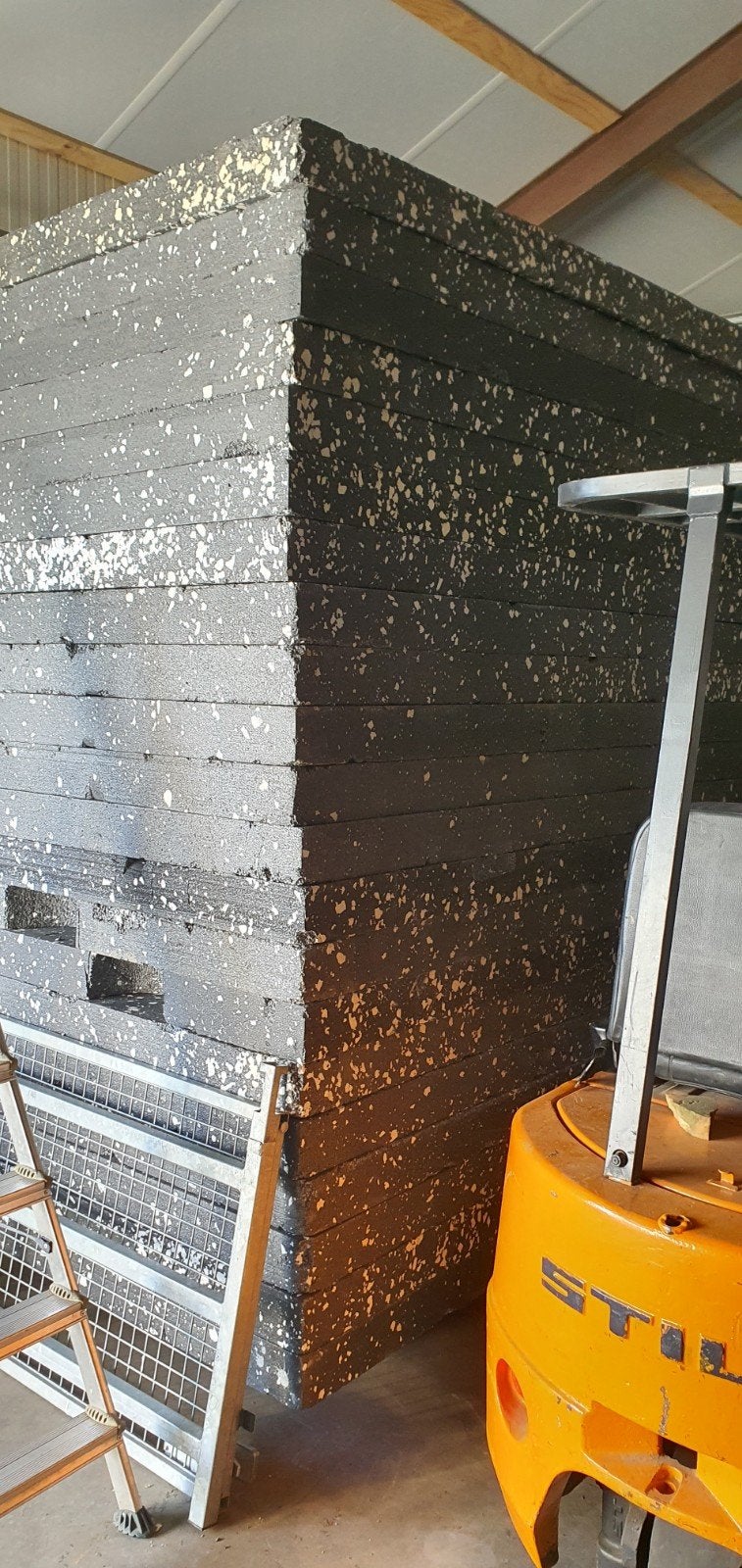 isolatie platen 2000x1200x110, Doe-het-zelf en Verbouw, Isolatie en Afdichting, Ophalen, Dakisolatie, Gebruikt, Hardschuim (Pir)