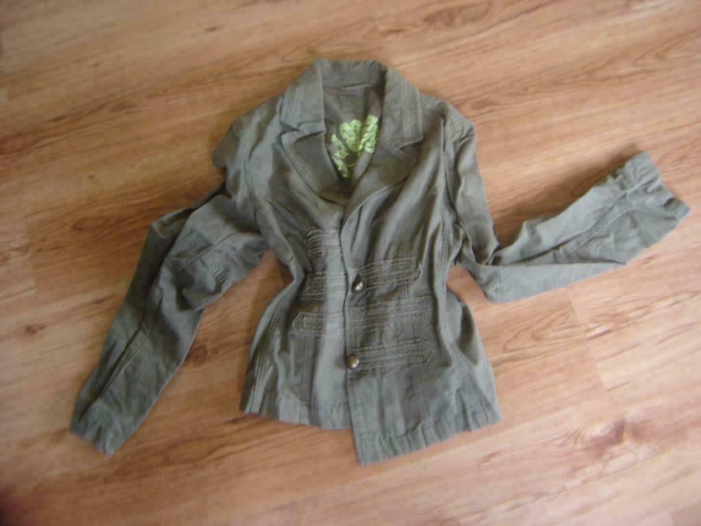 Dames Jas Mt 38, Ophalen of Verzenden, Zo goed als nieuw, Maat 38/40 (M), Groen