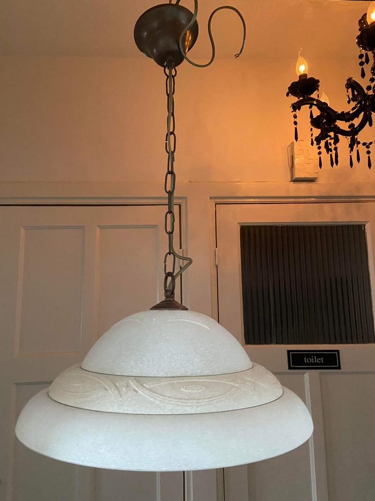 Massive hanglamp, Huis en Inrichting, Lampen | Hanglampen, Ophalen of Verzenden, Zo goed als nieuw, Minder dan 50 cm