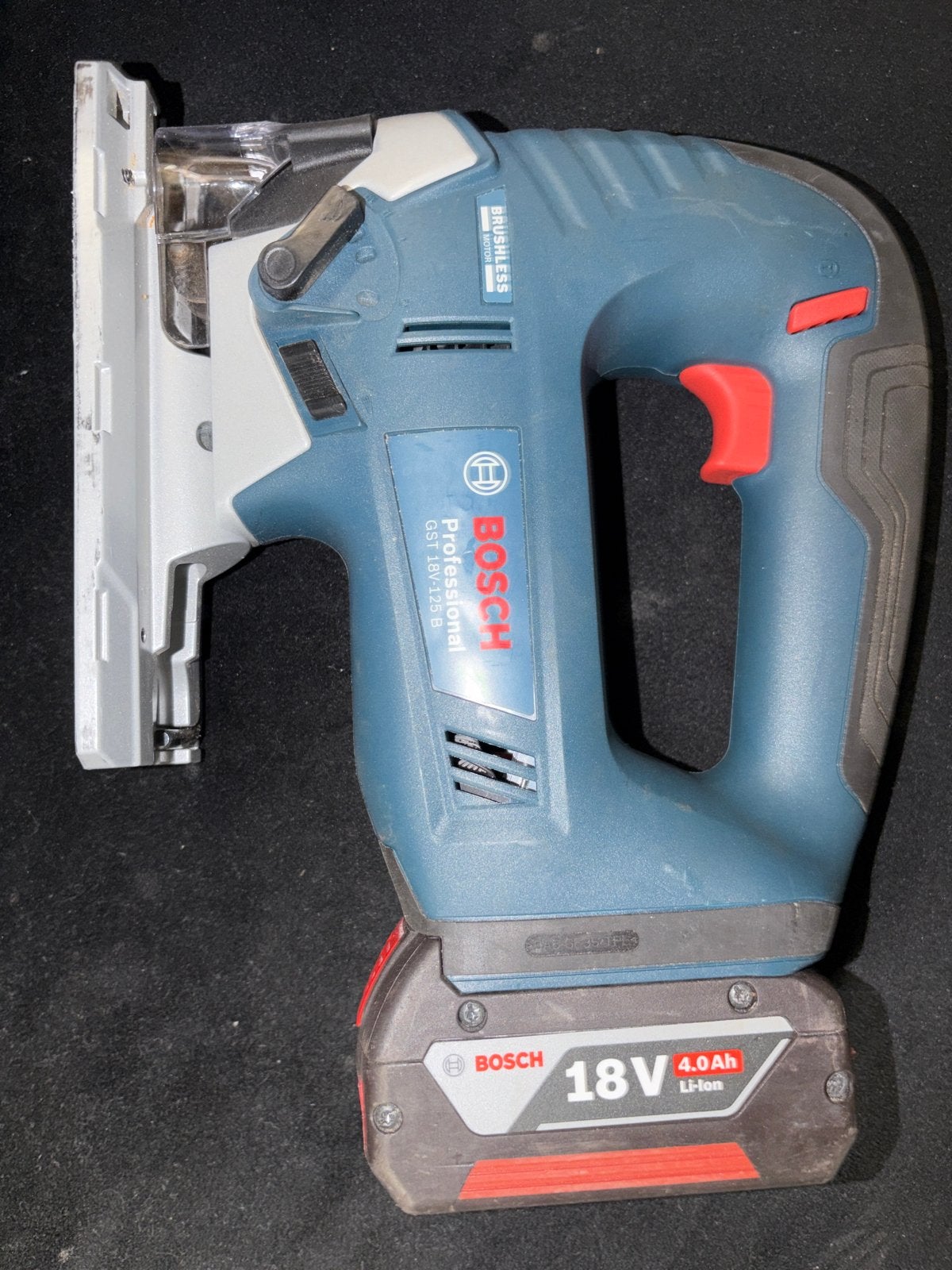 Bosch GST 18V-125 B Decoupeerzaag - Zo goed als nieuw, 600 tot 1200 watt, Ophalen of Verzenden, Zo goed als nieuw, Decoupeerzaag