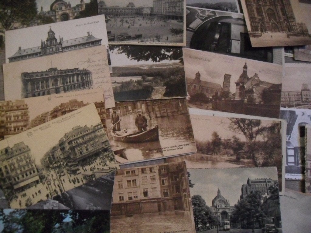 partij oude ansichten van belgie, Verzamelen, Ophalen of Verzenden, Voor 1920