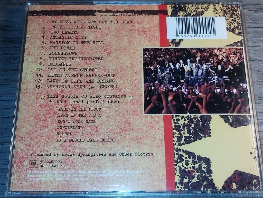 Bruce Springsteen - Live In New York City [2 CD], Cd's en Dvd's, Ophalen of Verzenden, Zo goed als nieuw, Poprock