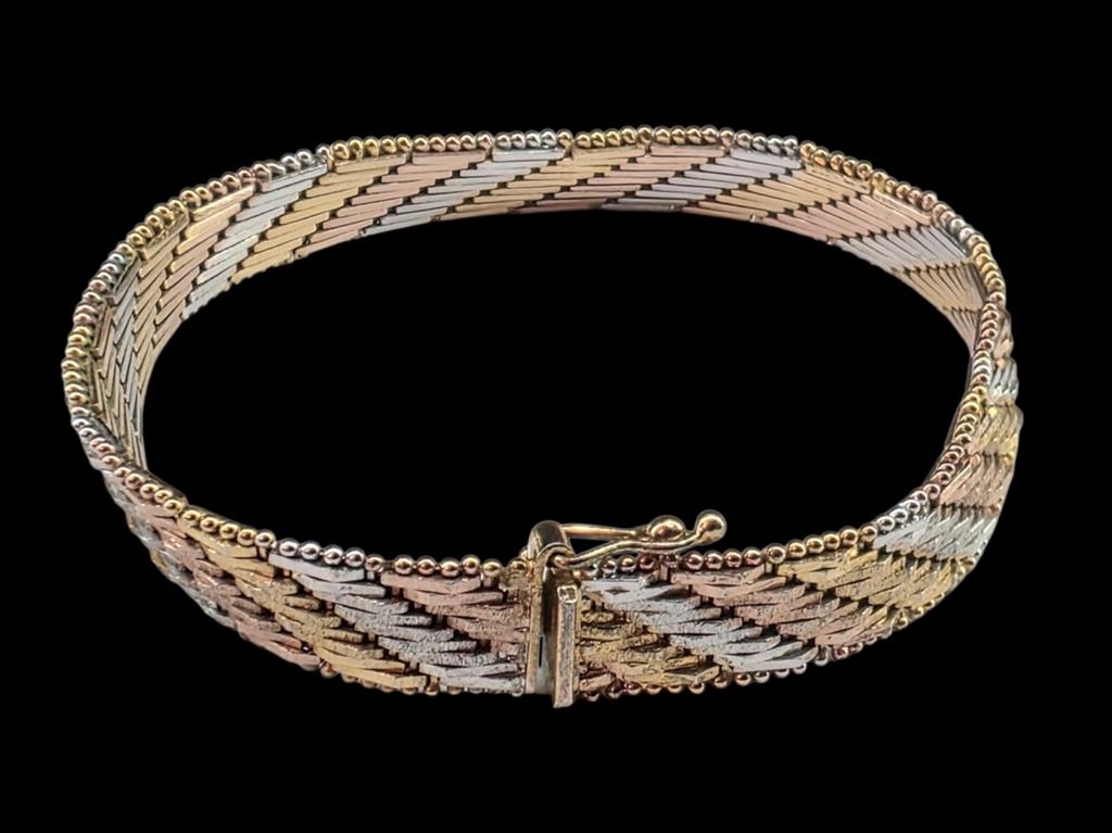 Prachtige 3 collor Design Armband, Sieraden, Tassen en Uiterlijk, Armbanden, Verzenden, ., Zo goed als nieuw, .