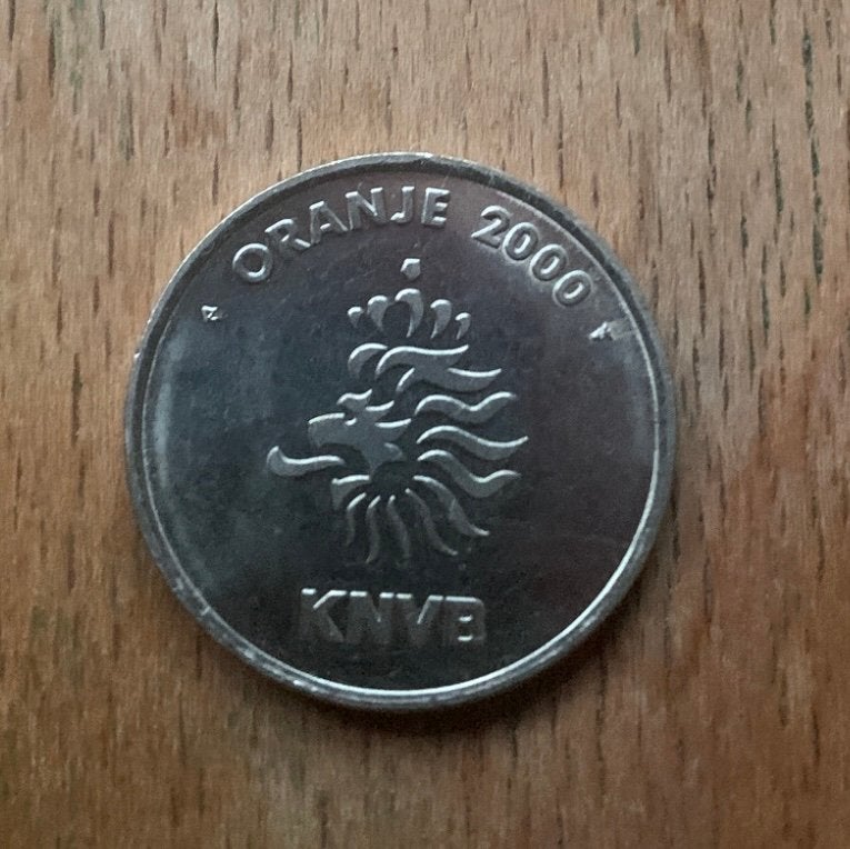 KNVB Oranje 2000 munt Arthur Numan, Ophalen, Koningin Beatrix, Overige waardes, Losse munt