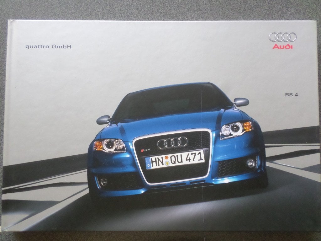 Audi RS4 Boek, Ophalen of Verzenden, Zo goed als nieuw, Audi