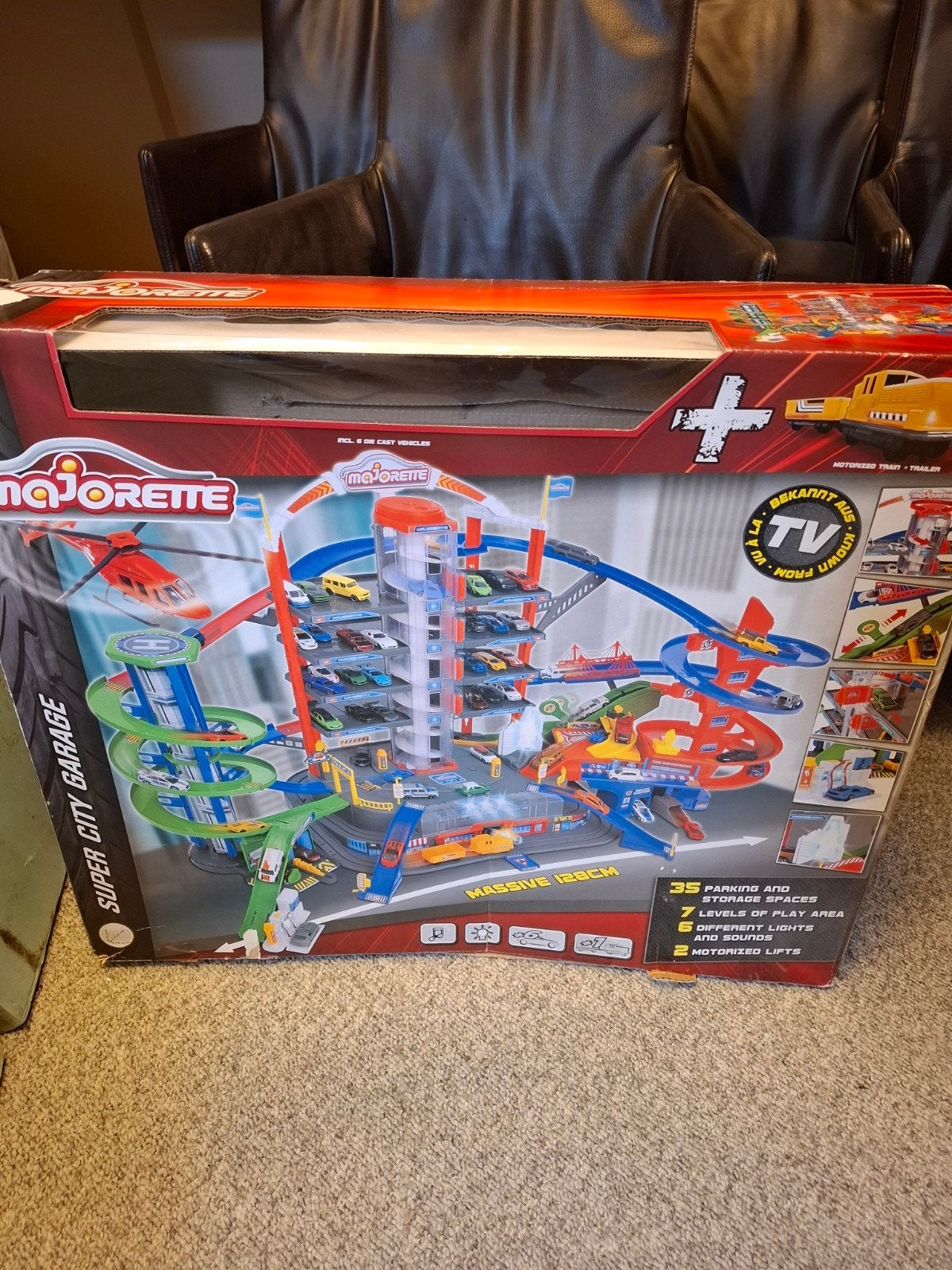 Mega grote Majorette electriche auto garage, Ophalen of Verzenden