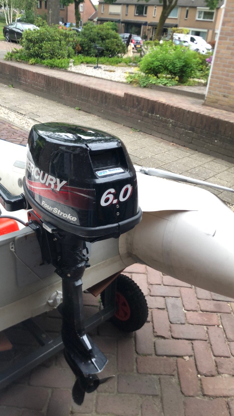 Mercury 6.0 PK Kortstaart 4-takt Buitenboordmotor, Watersport en Boten, Accessoires en Onderhoud, Ophalen, Gebruikt