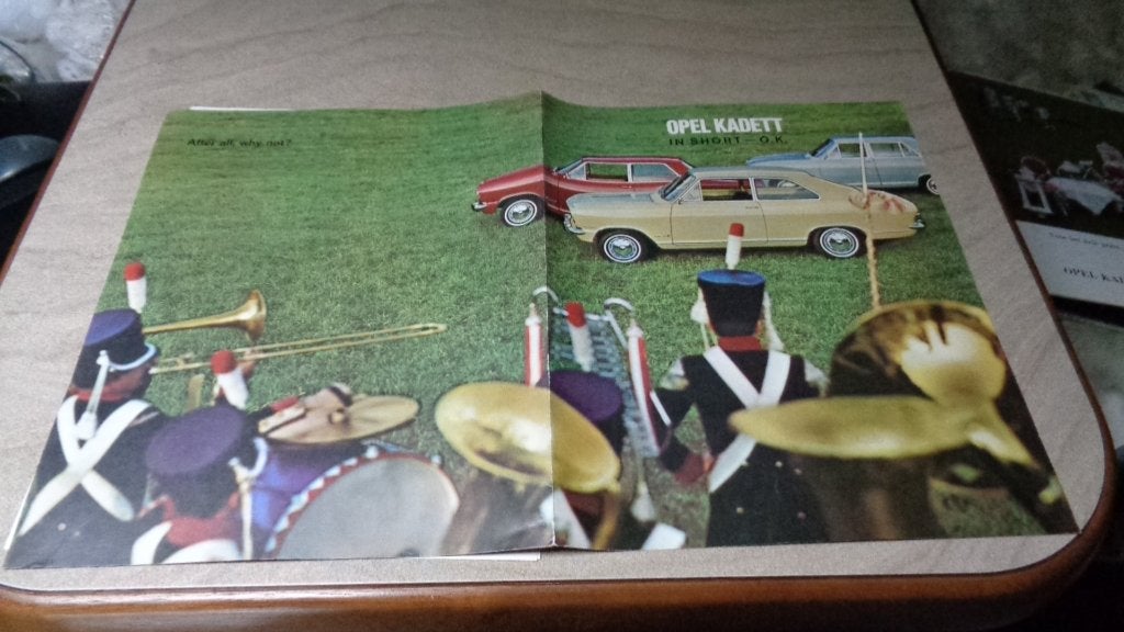 Folder Set OPEL KADETT  ,  9-1967, Verzenden, Nieuw, Opel
